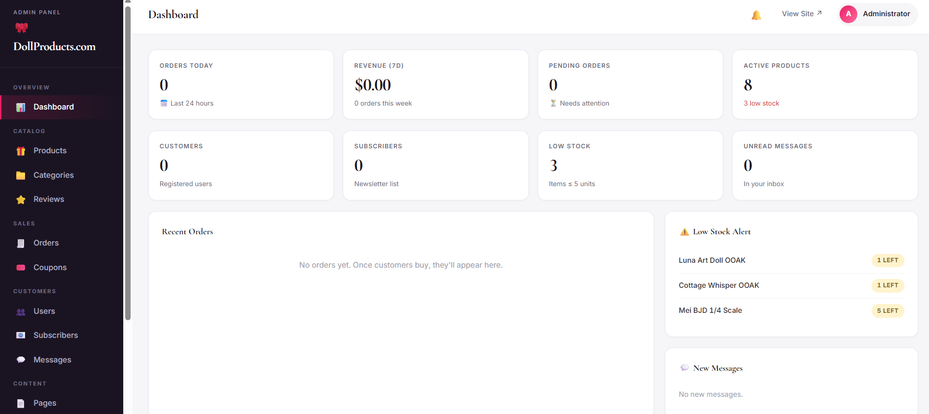 DollProducts.com – Premium Doll Store E-Commerce Website with Source Code & Domain Included screenshot 6