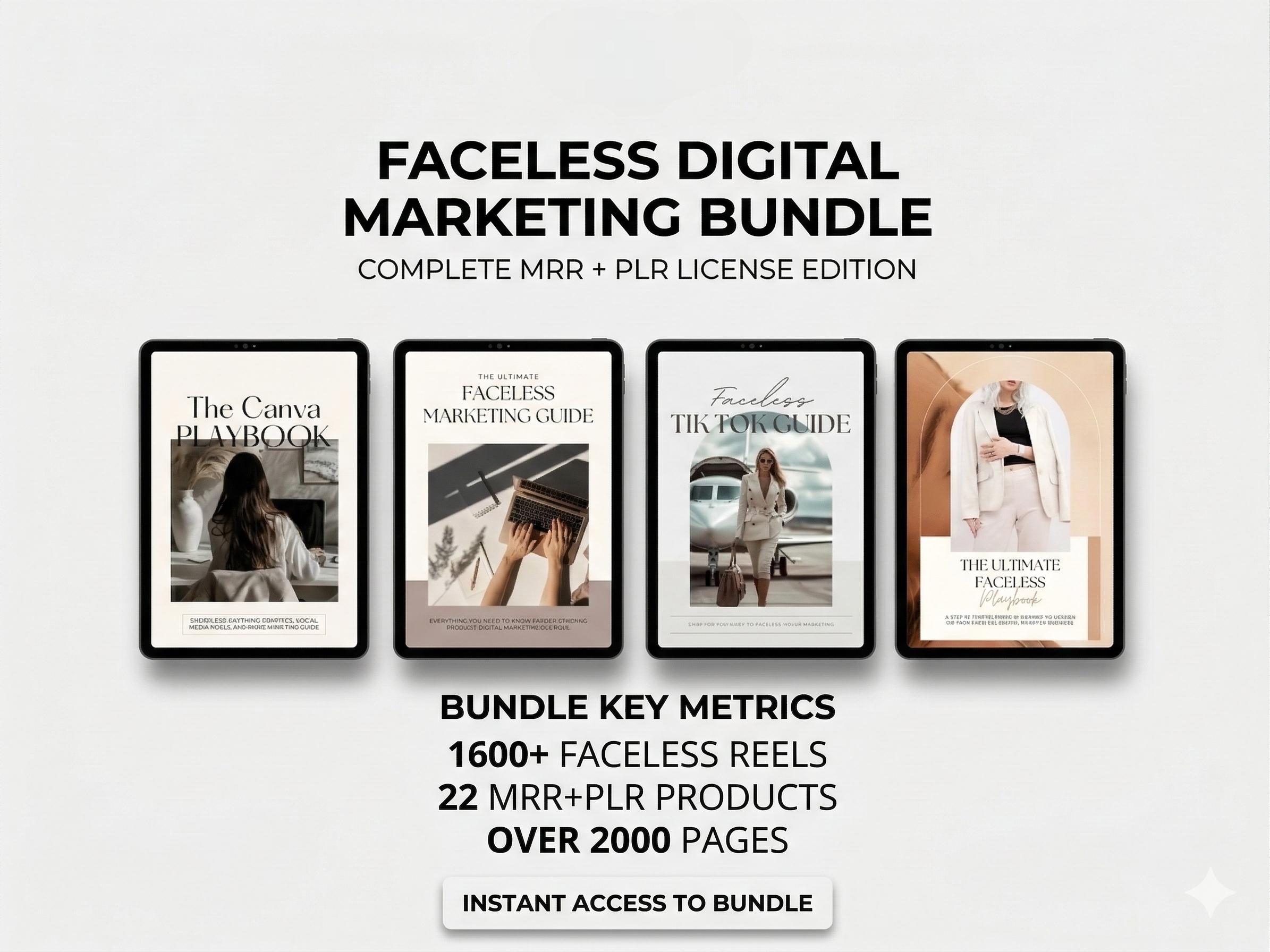 The Ultimate Digital Marketing Starter Pack (1600+ Faceless Video Reels, 22 Premium Digital Products, 2000+ Pages of High-Value Content) screenshot 6